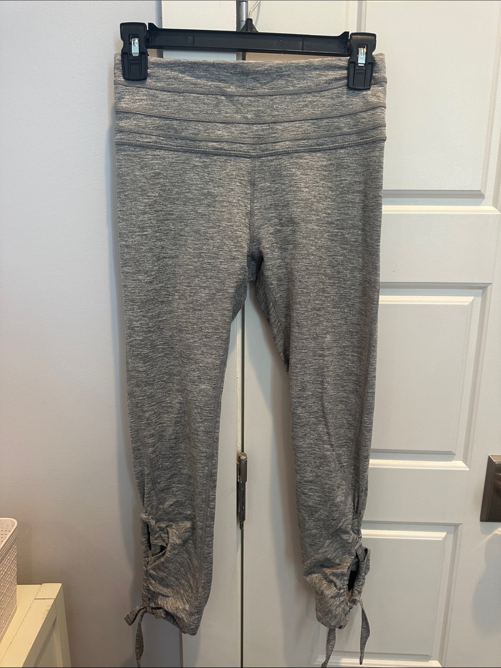 FP Movement by Free People Grey Capri Drawstring Leggings